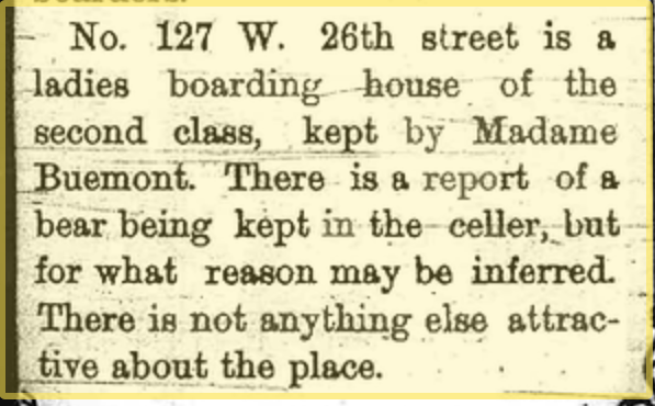 If you’re looking for a monstrously overwritten 1870s guide to NYC brothels, then you’re in luck!